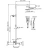 Душевой комплект WASSERKRAFT BK19901BG