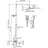 Душевой комплект WASSERKRAFT Thermo A299.255.130.BM A299.255.130.BM Thermo