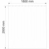 Шторка для ванной WASSERKRAFT LOSSA SC-81103