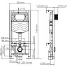 Система инсталляции для унитазов WASSERKRAFT ALLER 10TLT.010.ME.RG02