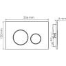 Система инсталляции для унитазов WASSERKRAFT DILL 61TLT.010.ME.BN02