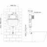 Встраиваемый смывной бачок WASSERKRAFT ALLER 10TLT.031.ME.PG03